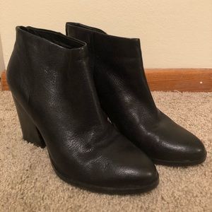 Cole Haan Black Leather Ankle Booties - Size 9
